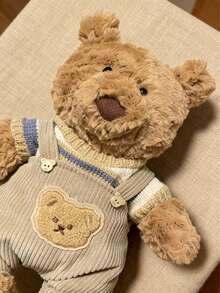 (Clothes Only)28cm Barcelona Bear Doll Clothes Suit Collection,Cute Outfit Sets,Teddy Bear Doll Clothing For Dressing Up,Cute Stuff,Clothes For Stuffed Animals,Party Favors,Birthday Gifts(Doll Not Included) - Multicolor - View 2