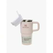 STANLEY - The Quencher H2.0 FlowState™ Tumbler 20OZ With Handle & Straw, Stainless Steel Vacuum Travel Mug, Leakproof Lid, Large Capacity Cup, Keeps Drinks Cold All Day, For Water, Coffee, Iced Drinks 10-21116-0007 - 0007 玫瑰石英 2.0 - 查看 2