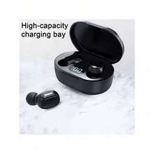 New E6S Stereo Wireless Bluetooth Headphones With Noise Cancellation And LED Digital Display - View 4