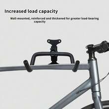 Luminpool Bike Wall Mount - Adjustable Distance For Bike Storage Wall - MTB, Road Bike, E-Bike Compatible - Space Saving Bike Rack Black - 黑色 - 查看 5