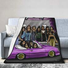 [HOMICIDE: Flannel Blanket] HOMICIDE: Soft, Warm Polyester Flannel Blanket, Cozy All,Season Throw With "Homies" Design, Perfect For Home, Office, Or Travel Decor, Machine Washable, Ideal For Birthdays And Holidays, Festive Home Decor, Urban Theme D Flannel Blanket, Digitally Printed, Suitable For All Seasons, Perfect For Sofas, Beds, Offices, Camping, And Travel.Makes A Great Gift For Holidays, Weddings, Birthday Celebrations, And For Friends, Classmates, Best Friends, Sisters, Brothers, And Elders.-280gsm - Nhiều màu - Xem 10