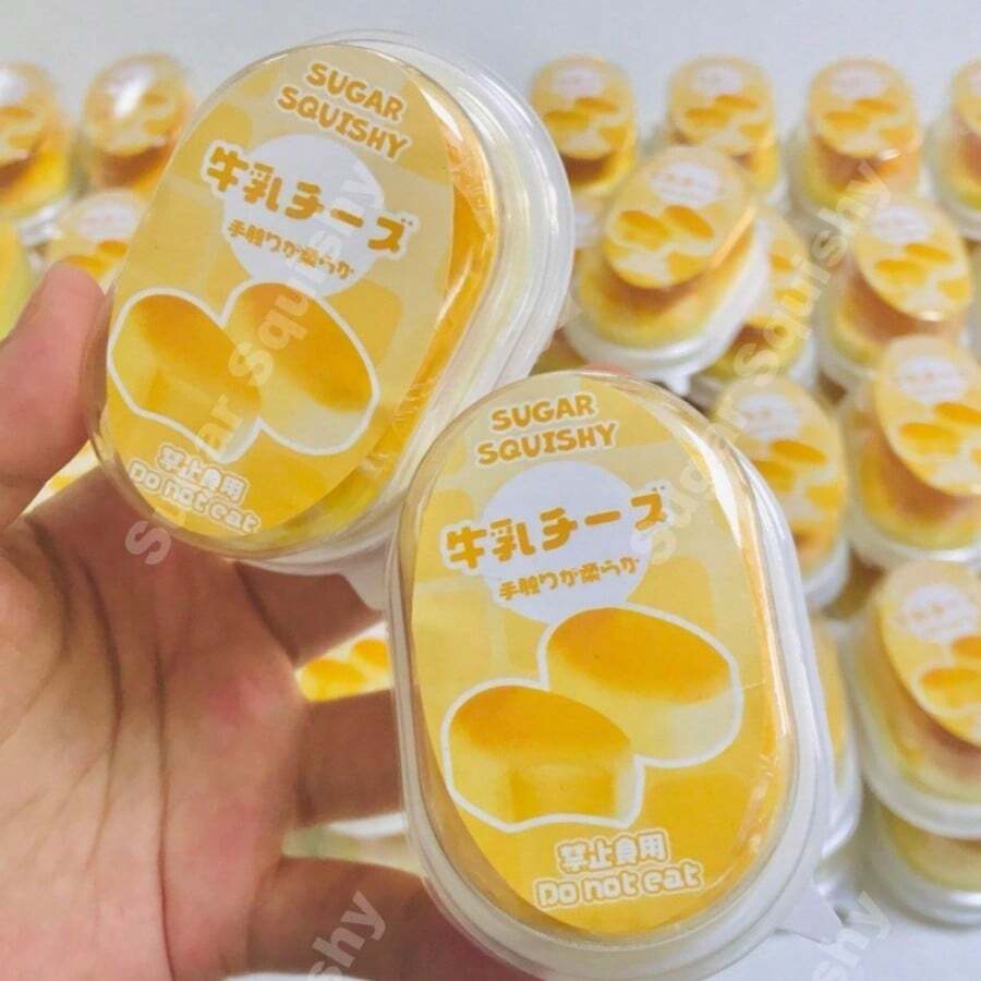 Soft Cheese Squeeze Toy, Realistic PU Material, Half-Baked Cheese Slow Rebound, Finger Pressure Relief Squeeze Toy - Perfect Gift, Birthday Gift, Ideal Gift, Surprise Gift, Holiday Gift, Best Gift, Gift, Christmas Gift, Gamer Enthusiast Refined Gift, Gift - Multicolor - View 1