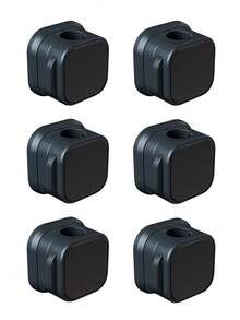 Magnetic Cable Organizer, Desktop/Wall Mount Wire Clips, Charger Holder Hooks - Square - View 11