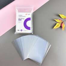 tehaoen 50-500pcs Korea Card Sleeves Clear Acid Free CPP HARD Photocard Holographic Protector Film Album Binder Photo Popcorn Card - 56*87mm - View 12