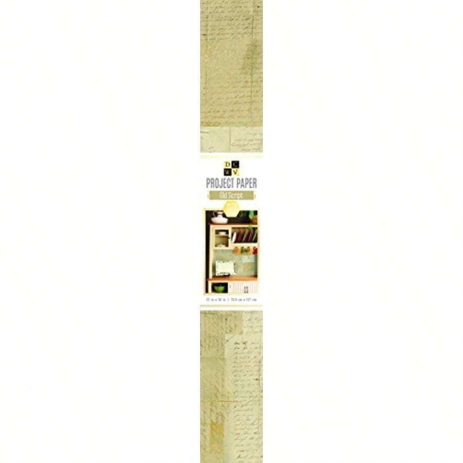 American Crafts Paper Roll Dcwv Project Old Script - como en la foto - Ver 1