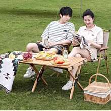 Foldable Camping Chair, Portable Ultralight Chair For Picnic, Fishing, Outdoor Activities - Khaki - View 8