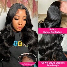 13x6 Wear And Go Human Hair Wig 250% Density Human Hair Straight Glueless Wigs Pre Plucked Pre Cut 13x4 Lace Closure Ready To Wear Wigs For Women Beginner Friendly ( 8-42inch) - Natural Black - Xem 2