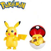 pokemon 正版宝可梦变形精灵球人偶套装，可收藏的口袋妖怪动漫玩具，包括喷火龙、水箭龟、超梦等，互动变形玩偶模型，理想的桌面摆件和动漫爱好者及粉丝收藏礼物 - 彩色 - 查看 12