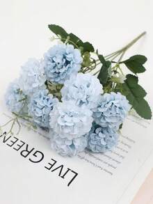 2件套 - 1束10朵逼真迷你菊花，适用于婚礼、生日派对、户外家居装饰、节日人造花束礼品、婚礼花瓶，也适用于家居、餐厅、卧室、节日生日派对、户外花园、春季装饰、园艺、秋季装饰、返校房间装饰、学习用品。 - 淺藍色 - 查看 1