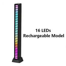 Soulpunk RGB 可充电声控灯,声控拾音器,音乐节奏灯光,创意炫彩 LED 环境灯,15 种模式,音乐同步,32 位音频频谱,适用于汽车内饰、电脑桌面、客厅、派对、调音室、录音室等场所,是送给男友、女友、男士、女士、母亲节、教师节的理想礼物。 - 多色 - 查看 12