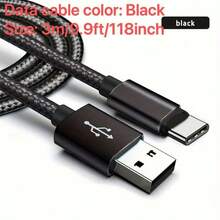 Fast Charging Without Waiting! Braided Wear-Resistant Data Cable, Compatible With Multiple Devices Without Pop Ups, Super Stable Charging, Portable And Easy To Store! Charging And Transmission Two In One Data Cable, Fast Charging For Portable Use Without Burden Or Overheating Of The Data Cable, Stable Charging For Peace Of Mind - View 14