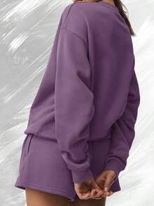 Accolade Crew Neck Pullover - Nụ hôn mận - Xem 3