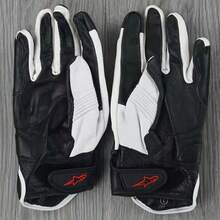 Alpinestars SP AIR 手套 摩托车越野骑行手套 男女通用 四季驾驶 Supertech 摩托车超细纤维皮革手套 赛车手套 摩托车比赛 骑士支持触屏 耐磨防护手套 - 黑與白 - 查看 7
