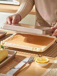 1pc Cake Roll Baking Pan, 9/11/13 Inch Non-Stick Vintage Cake Roll, Multifunctional Baking Tray For Peanut Brittle, Snow Flake Cake, Bread, Cookies, Roast Chicken, Baking Mold, Oven Towel Roll, Household Baking Sheet, Kitchen Accessories - View 8
