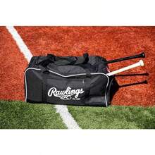 Rawlings Covert Bolsa de equipo de lona Béisbol/sóftbol Múltiples estilos - Azul marino - Ver 2