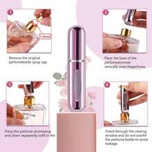 1/5/10pcs Portable Mini Refillable Perfume Atomizer Bottle, Travel Size Refillable Perfume Refill Bottle - Perfume Atomizer Refillables, Scent Pump Case,  5 Ml Small Perfume Spray - 1 Item - View 6