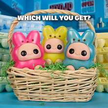 MGA Entertainment 兵州市场曲奇三明治、好时巧克力之吻、冰淇淋管、布雷耶冰淇淋管、Jolly Rancher硬糖、Peeps棉花糖兔、甜甜圈系列，盲盒毛绒娃娃收藏品，限量版娃娃礼品，适合所有年龄段，每系列包含3个收藏品 - 彩色 - 查看 5
