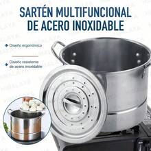 Olla De Acero Inox Con Hervidor De Agua,4 Tabletas Humeantes - Ver 1
