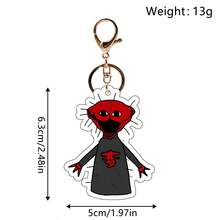 1pc New The Boiled One Game Keychain Pendant Accessory - Multicolor - View 12
