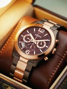 女士石英表，不锈钢表带，完美伴侣系列，不锈钢表壳/防刮玻璃，ES4284 - 玫瑰金 - 查看 1