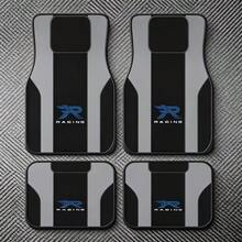 4pcs Premium Car Floor Mats - Crystal Velvet Material, Easy To Clean, Front & Rear Seat Mat Set, Suitable For Trucks, Sedans & SUVs, Anti-Mud & Snow, All-Weather, Easy Installation - Four-piece Set Of Floor Mats - View 7