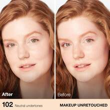 Maybelline Fit Me Dewy + Smooth Foundation 102 Fair Porcelain 1oz/30ml (Packaging May Vary) - Makeup,Base,Day Long Lasting,Waterproof,For Women Girls,Men Boy, Suitable For Birthday,Party,Office,Gift,Ideal For Y2K Fancy Fashion - 102 Fair Porcelain - View 3