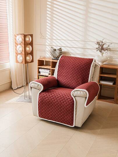 1 tấm bọc ghế sofa thư giãn bằng nhung mềm mại - Chống trượt, có thể giặt máy, thân thiện với thú cưng, phù hợp với ghế thư giãn đơn, tạo không gian ấm cúng và mời gọi cho phòng khách và văn phòng, bọc ghế bành/ ghế tựa/ bọc ghế thư giãn bằng vải polyester mềm mại.