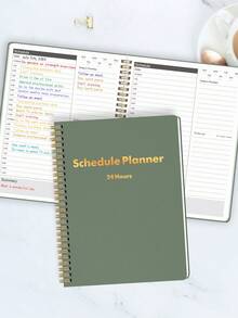 1本每日计划本，包含24小时计划，110页极简主义风格，助您提升专注力、消除压力、实现人生目标，是学校办公用品、教师节礼物、护士节礼物和母亲节礼物的理想之选。 - 筆記本 - 查看 2