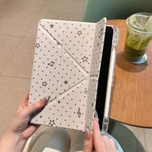 Ốp bảo vệ tương thích với máy tính bảng iPad thế hệ 11, vỏ A16, mặt lưng acrylic trong suốt cao cấp có khe cắm bút, ốp bảo vệ có khóa từ tính, giá đỡ gấp nhiều hình chữ Y, chức năng tự động tắt/mở màn hình thông minh, tương thích với iPad 10, iPad 9 10.2 inch, 8 10.2 inch, Air 11 (M2), Air 11 (M3), Pro 11 inch, tương thích với ốp bảo vệ iPad Air 11. - Trong sáng - Xem 8