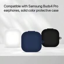 Cross-Border Best Seller: Galaxy Bcds 4/4 Pro Bluetooth Headphones With Protective Case, Minimalist Design, Braided Strap, Coordinated Hanging Strap, Bluetooth Headphone Case, Fashionable Soft Shell, Brand New Model - Black - View 3