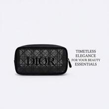 DIOR Beauté Black Mesh Makeup Bag – Cosmetic Pouch, Travel Organizer - 黑色 - 查看 6