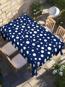 1pc Rectangular & Round Polyester Outdoor Tablecloth, Abstract Vintage Pattern, Farmhouse Style, Decor Tablecloth For Home, Kitchen, Dining, Party, Holiday, Gift, Indoor & Outdoor, All Seasons - Multicolor - View 16