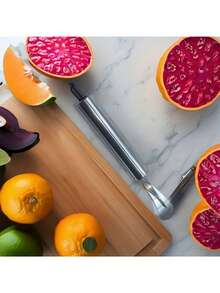 2pcs Stainless Steel Orange Lemon Peeler, Simple And Easy To Use Lemon Peeler, Ergonomic Curved Handle, Creative Cutting Knife, Suitable For Fruits, Vegetables, Restaurants And Homes, Durable And Easy-Grip Design - Multicolor - View 6