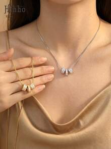 Hihho 1 Stück luxuriöse Zirkonia-besetzte Dreiring-Taillenkette, geeignet für den täglichen Gebrauch und Ausgehen von Frauen, lässt sich leicht zu verschiedenen Outfits kombinieren - Die schmale Taille der dritten Ringstraße - Übersicht 4