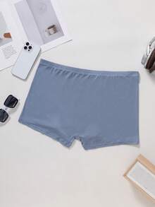 2pcs Men's Plus Size Boxer Briefs, Milk Silk Fabric, Breathable, Soothing, Comfortable, Random Color - Multicolor - View 6