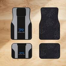 4pcs Premium Car Floor Mats - Crystal Velvet Material, Easy To Clean, Front & Rear Seat Mat Set, Suitable For Trucks, Sedans & SUVs, Anti-Mud & Snow, All-Weather, Easy Installation - Four-piece Set Of Floor Mats - View 6