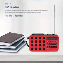 Rechargeable Portable FM Radio Solar Bluetooth Speaker, Supports USB/TF Card/MP3 Playback, FM Radio Reception, Lightweight Multifunctional Audio Device Suitable For Outdoor Camping Hiking - 1200mAh Battery - View 3