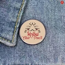 1pc Anime King Of Curses Enamel Pin, "Know Your Place" Dark Fantasy Villain Lapel Pin Brooch Badge For Backpack - A - View 6