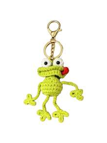 Handmade Crochet "Ugly Cute" Pendant, Fashionable Backpack Accessory, Home And Car Rearview Mirror Decor. Handmade. Perfect Halloween Gift And Accessory For Handbags, Backpacks, Wallets. - A - View 11