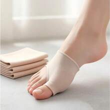 Socks 2 Pairs With L Pads-Orthopedic Splints For Toe Alignment Pain Relief Flexible Bunion Pads Sleeves For Daily Comfort Port - như hình ảnh - Xem 5