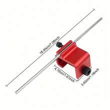 Herramienta de alineación de cadena de motocicleta - Ajuste rápido y preciso del piñón, de aleación de aluminio, adecuada para el mantenimiento de la cadena del vehículo - Azul/Rojo - Herramientas para enderezar cadenas - Ver 3