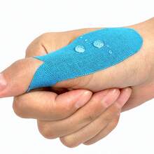 50 piezas/Rollo Cinta adhesiva autoadhesiva con forma de Y precortada - Parche elástico de vendaje para el pulgar para soporte de articulaciones de dedos y dedos de los pies - Multicolor - Ver 4