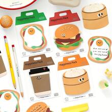 可爱食物造型便签本，卡通图案，趣味十足，是备忘录和学习笔记的理想之选。 - A - 查看 6