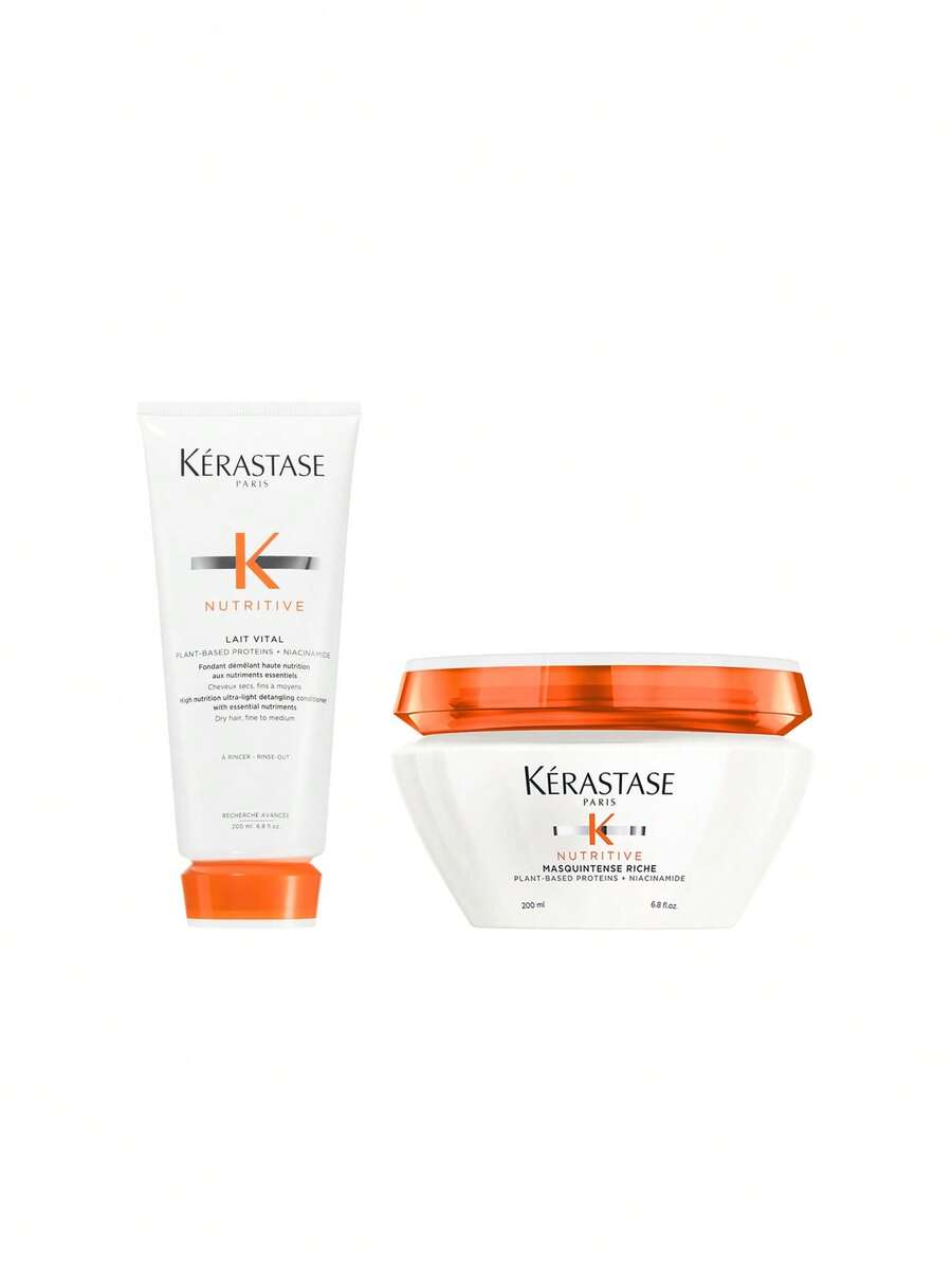 Kérastase [Bundle] Nutritive Lait Vital Conditioner 200 Ml + Masquintense Riche Hair Mask 200 Ml - Nutritive - View 1