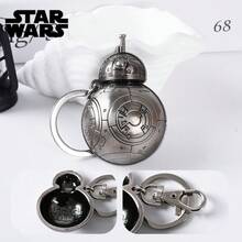 StarWars 1个星球大战官方授权3D立体人偶包夹挂件动漫人物钥匙扣BB-8动漫收藏品开云背包装饰耐用合金礼物送给母亲、父亲、毕业生和老师 - 彩色 - 查看 4