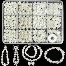 1 Scatola 6/10/12 Scomparti Accessori Fai Da Te Kit Perle Finte, Fiocco Decorativo In Perle, Accessori Matrimonio Fai Da Te Pendente, Accessori Per Capelli, Decorazioni Per Feste, Decorazioni Per La Casa, Decorazioni Da Tavolo, Addio Al Nubilato, Mascherata, Compleanno, Anniversario, Natale, Decorazione Vaso, Adatto Per Creazioni D'Arte E Realizzazione Di Gioielli Come Bracciali, Collane E Orecchini, Viene Fornito Con Una Scatola Di Conservazione - perle finte - Visualizzare 13