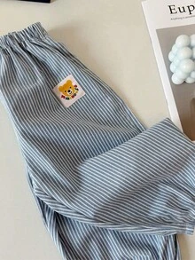 Bộ 2 quần hè nhẹ cho trẻ em, quần dài kẻ caro thoáng khí chống muỗi, quần trẻ em thiết kế đơn giản mùa xuân/hè mới. - Nhiều màu - Xem 2