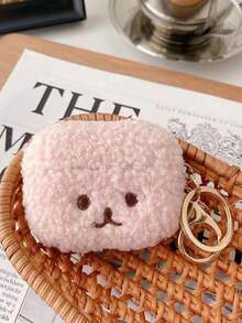 Ốp tai nghe hình gấu bông hoạt hình kèm móc khóa, vỏ bảo vệ lông mềm mại dễ thương cho model 1/2/AirPods3/AirPods4/AirPodsPro/AirPodsPro2/AirPodsPro3. Chống sốc, bảo vệ, chống bụi, thời trang. - Nhiều màu - Xem 17