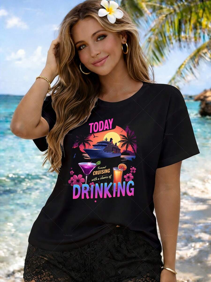 Camisetas de mujer - Negro - Ver 1