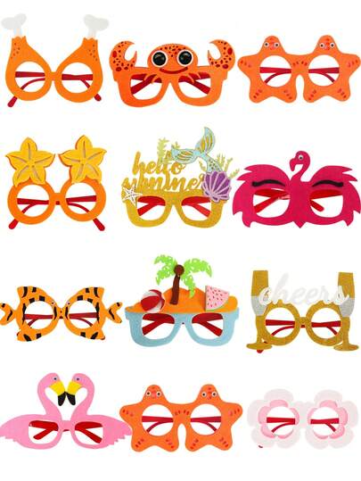5 chiếc ly dự tiệc kiểu Hawaii Luau, ly thời trang bằng nỉ chủ đề bãi biển nhiệt đới, hình chim hồng hạc, cây dừa, ly giấy chủ đề bãi biển và mùa hè Hawaii, đồ trang trí tiệc bãi biển và phụ kiện chụp ảnh theo chủ đề.